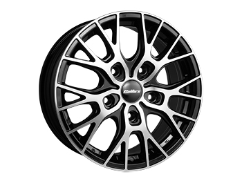 Calibre Crusade 18" Gloss Black & Polished 5x160 Alloy Wheels